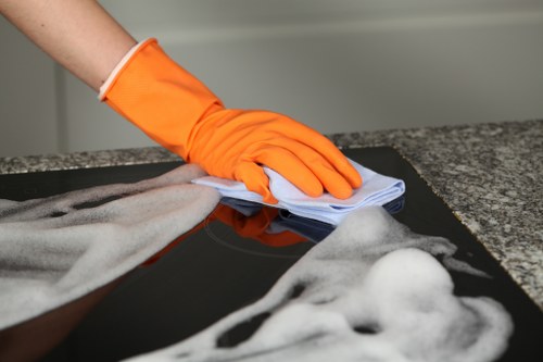 Detailed bedroom cleaning in a Knightsbridge rental property