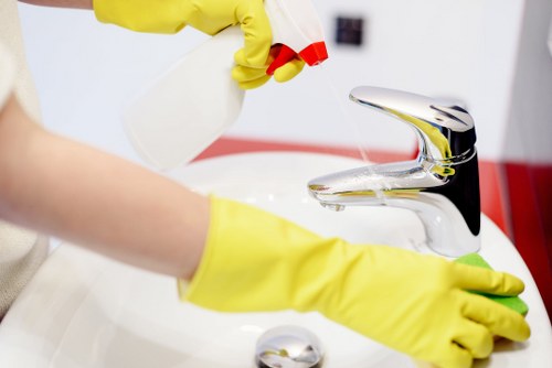 Oven cleaning service in Knightsbridge removing grease and burnt residue