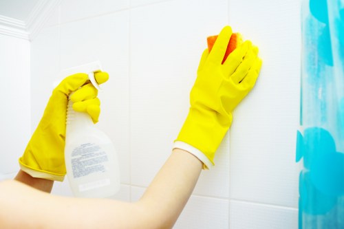 Reviewing a cleaning complaint and service records