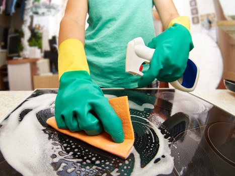 Deep cleaning a designer sofa in a Knightsbridge home